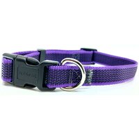 Nobleza obojok z pogumovaného popruhu 2 x 35 - 50 cm fialový